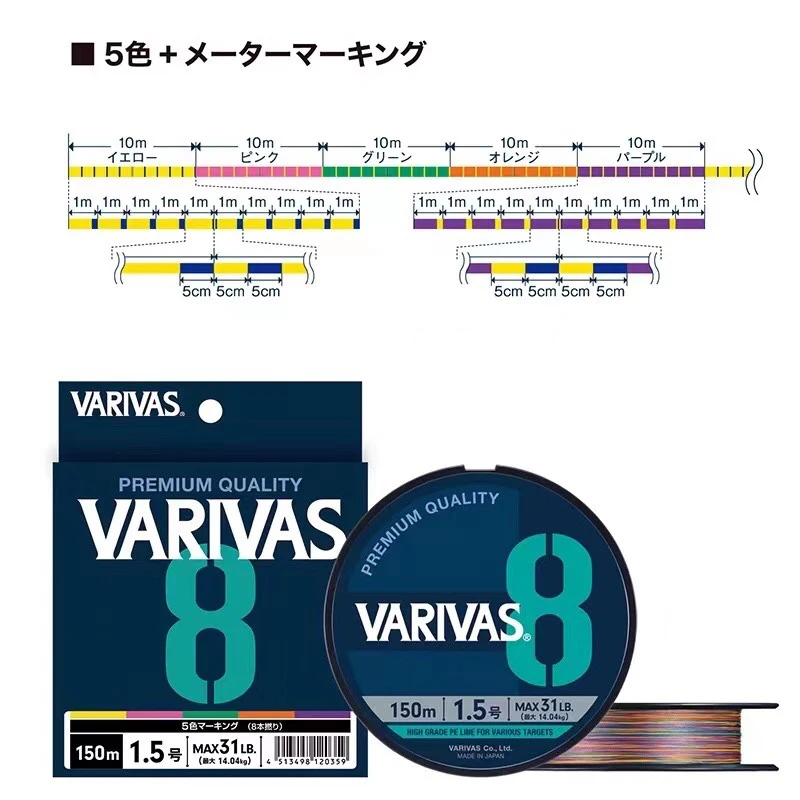 Original VARIVAS 8X Braided -  – обзор и цена Copolymer Line