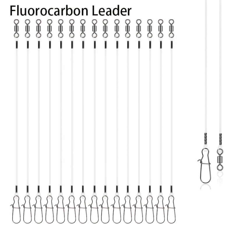 15pcs Fluorocarbon Wire Leader – обзор и цена Leader Line
