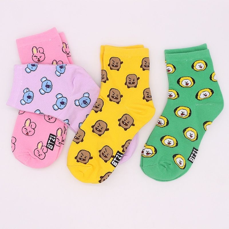 Kawaii BT21 Cartoon Socks Cute – обзор и цена Tippet Line