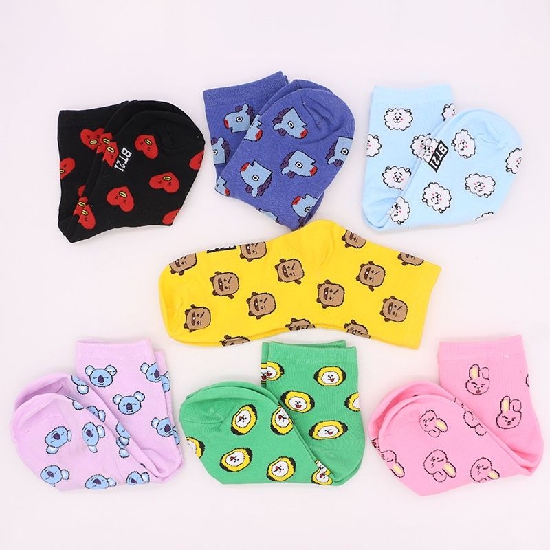 Kawaii BT21 Cartoon Socks Cute – обзор и цена Tippet Line