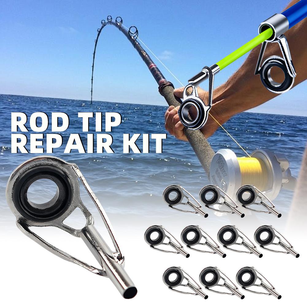 Rod Tip Repair Kit 10pcs Fishi – обзор и цена Saltwater Line