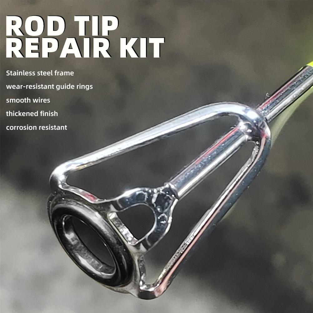Rod Tip Repair Kit 10pcs Fishi – обзор и цена Saltwater Line