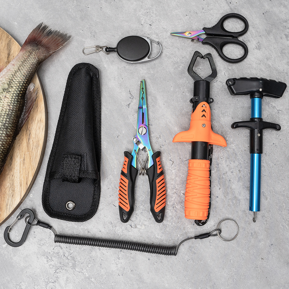 7-piece fishing tool set, prof – обзор и цена Saltwater Line