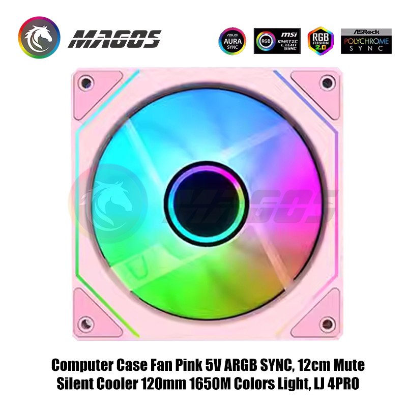 Computer Case Fan Pink 5V ARGB – обзор и цена Fly Line
