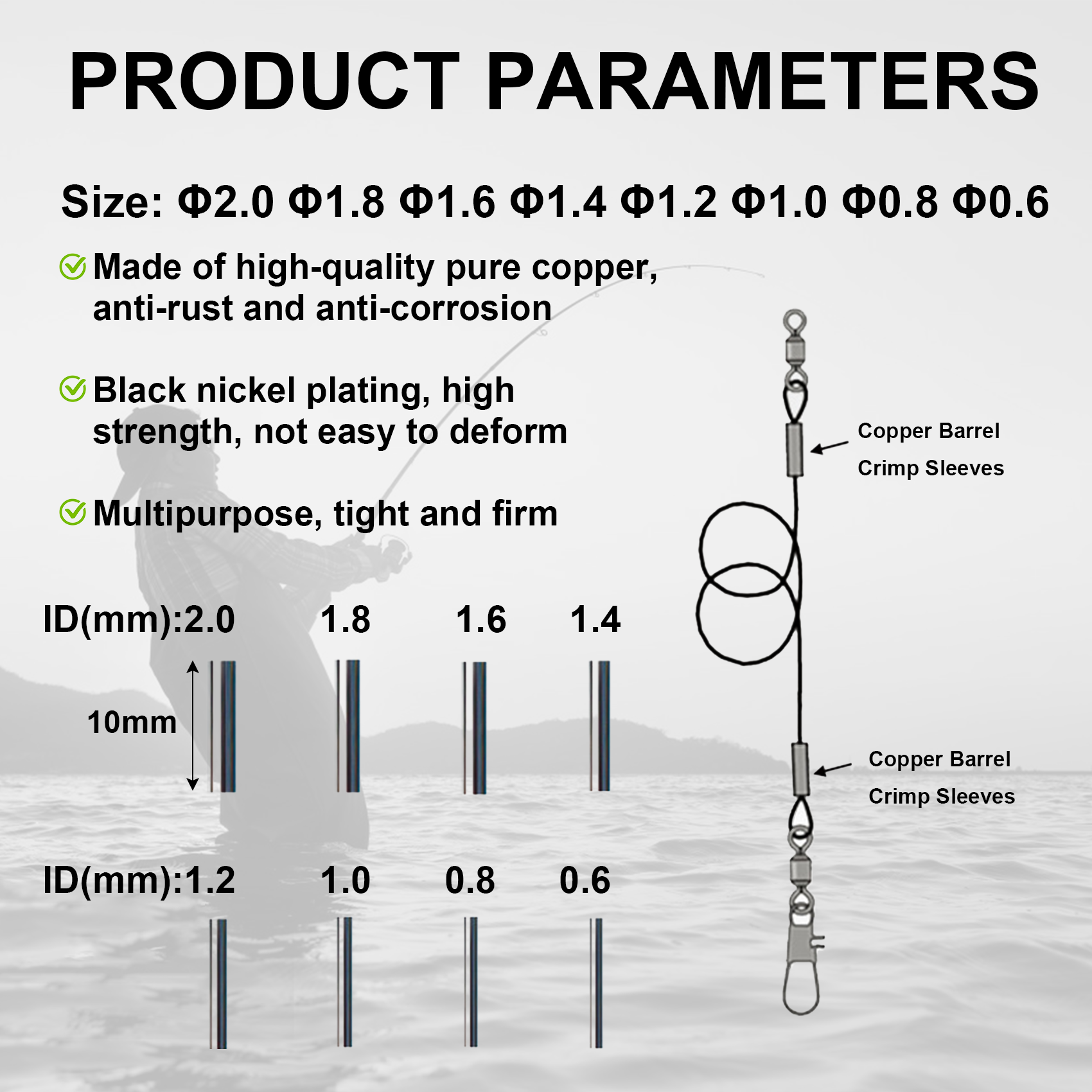 Aventik 100-240pcs Fishing Bar – обзор и цена Leader Line