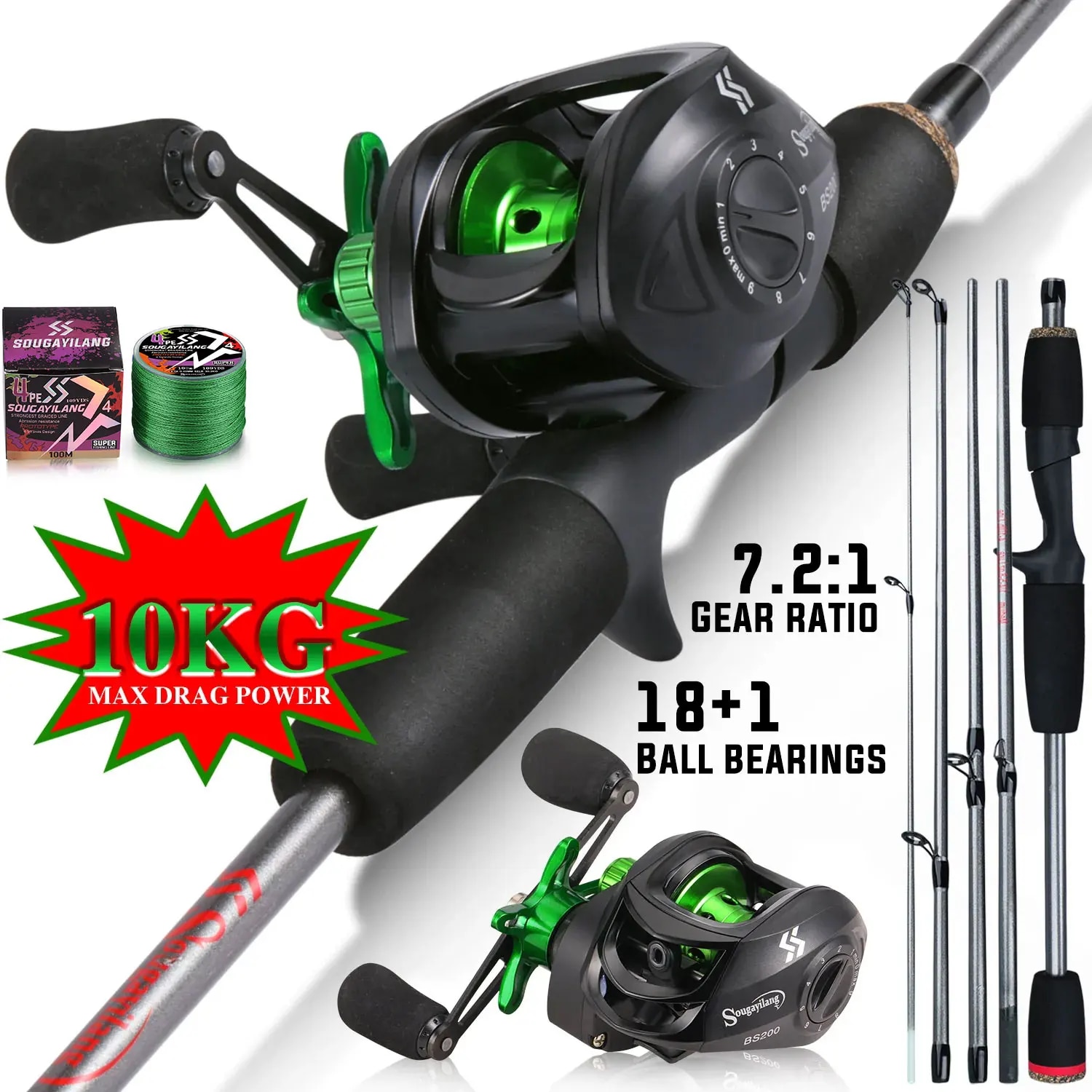 Sougayilang Fishing Rod Combo  – обзор и цена Fishing Line Spooler