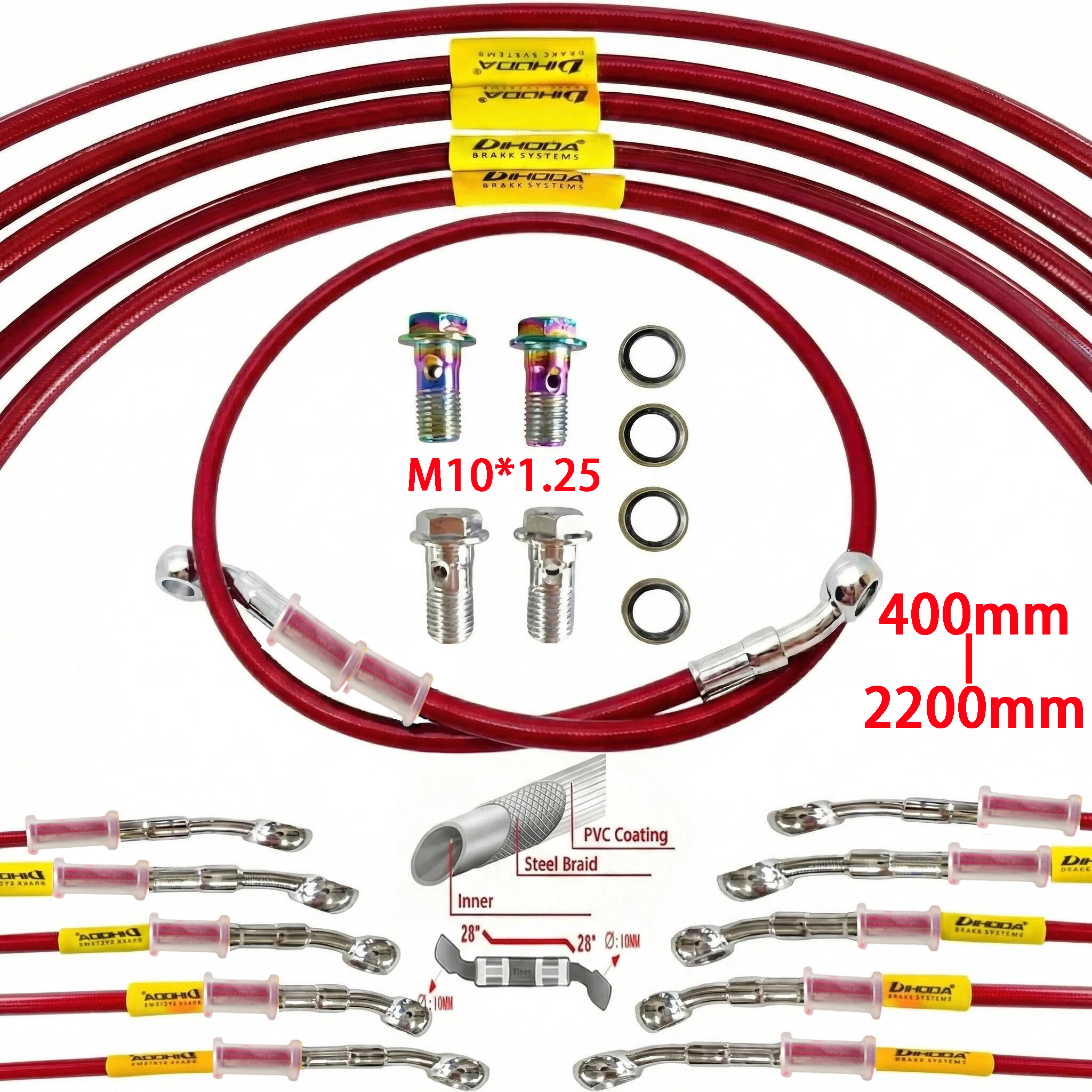 Universal 400-2400mm Motorcycl – обзор и цена Braided Line