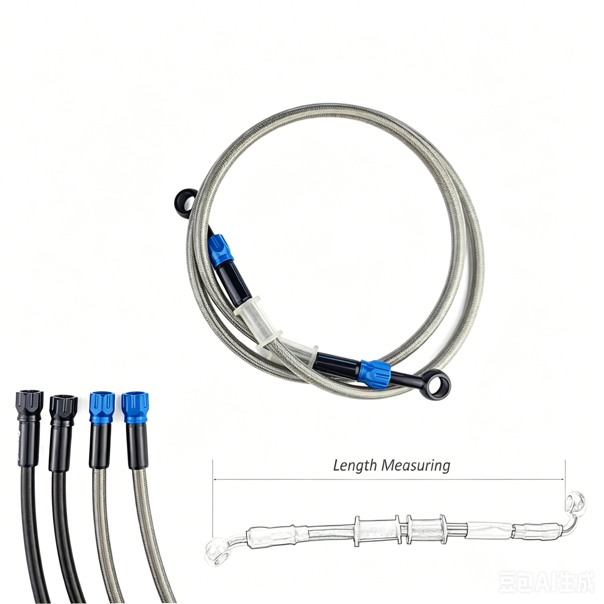 Motorcycle Brake Hose AN3 Brai – обзор и цена Braided Line