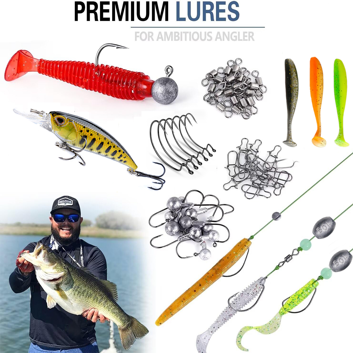 Fishing Pole Set Full Kits Wit – обзор и цена Fishing Line Spooler