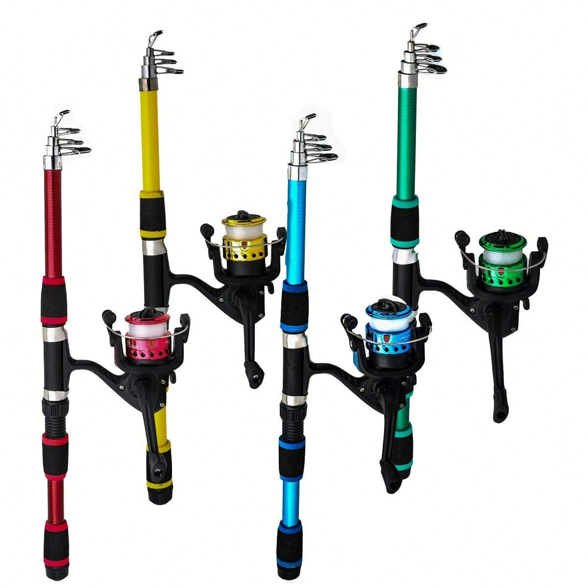 Fishing Pole Set Full Kits Wit – обзор и цена Fishing Line Spooler