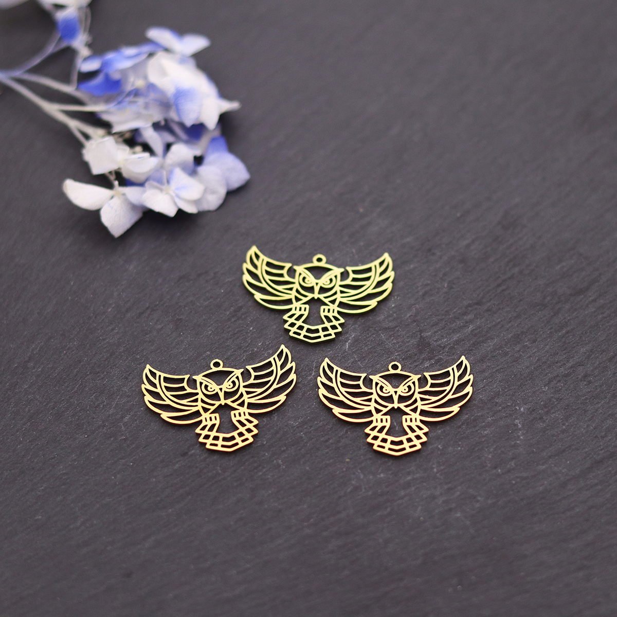 3pcs Owl Stainless Steel Charm – обзор и цена Fly Line