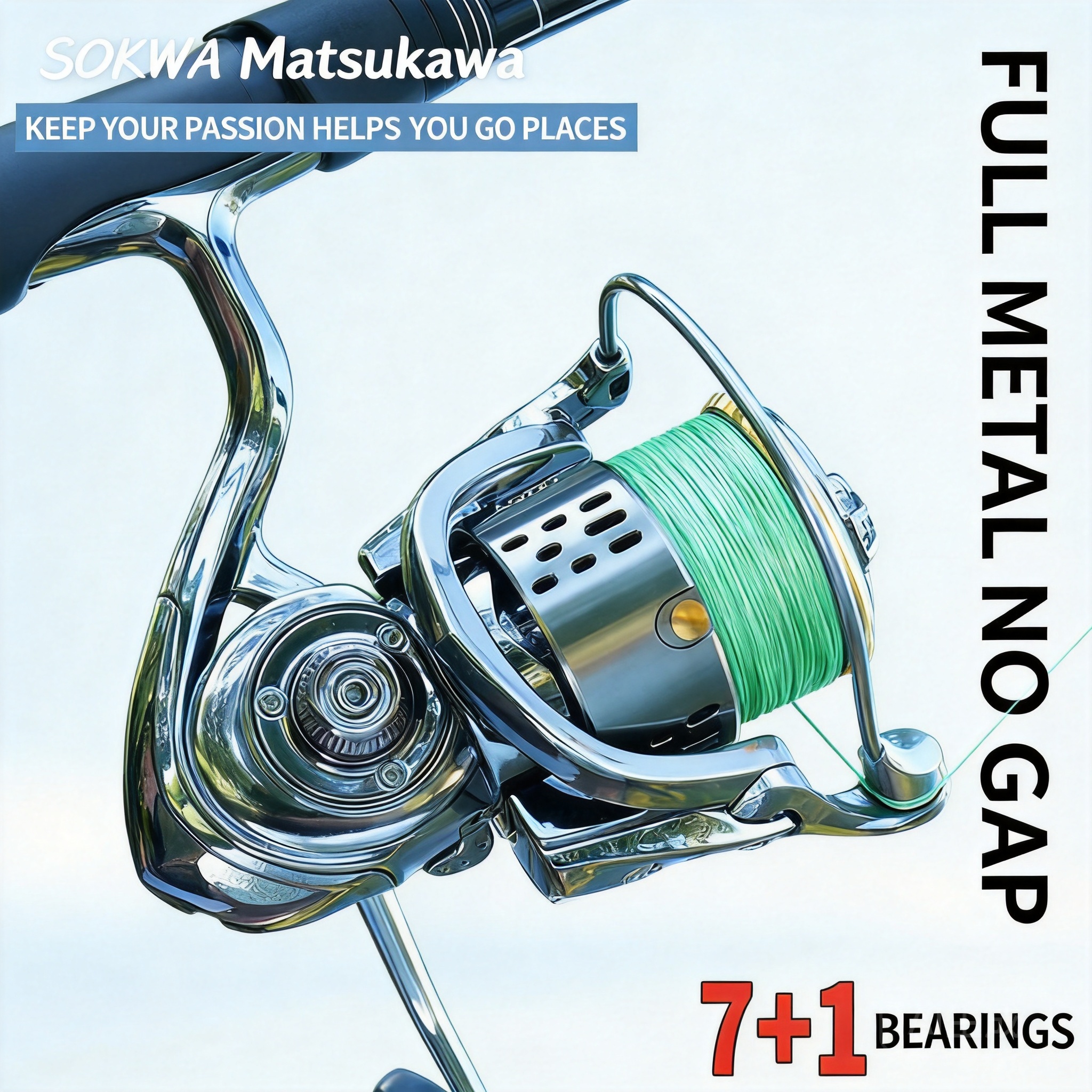Full Metal Spinning Fishing Re – обзор и цена Ice Fishing Line