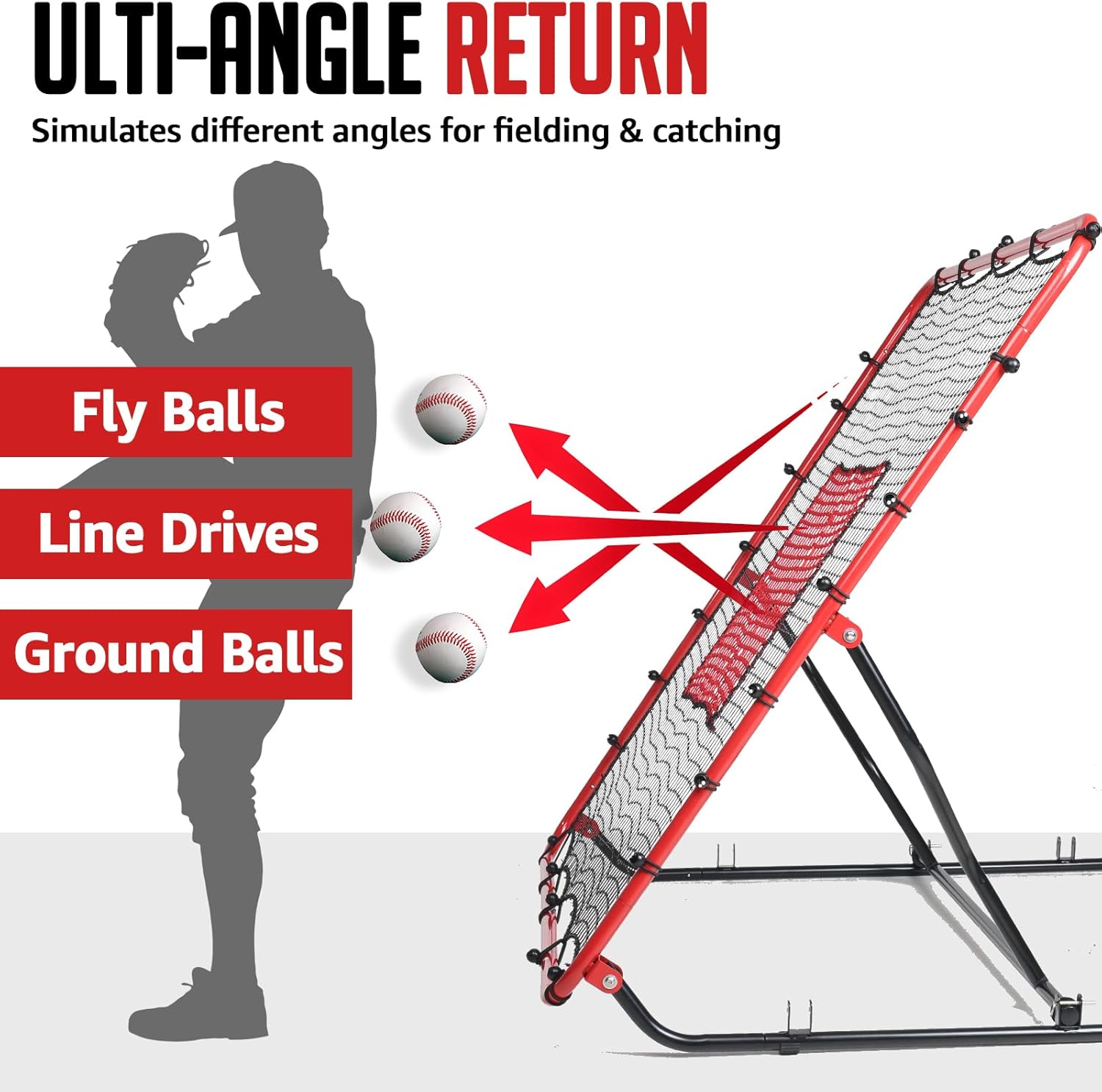 Baseball Rebounder Net, 3/5 Ad – обзор и цена Fly Line