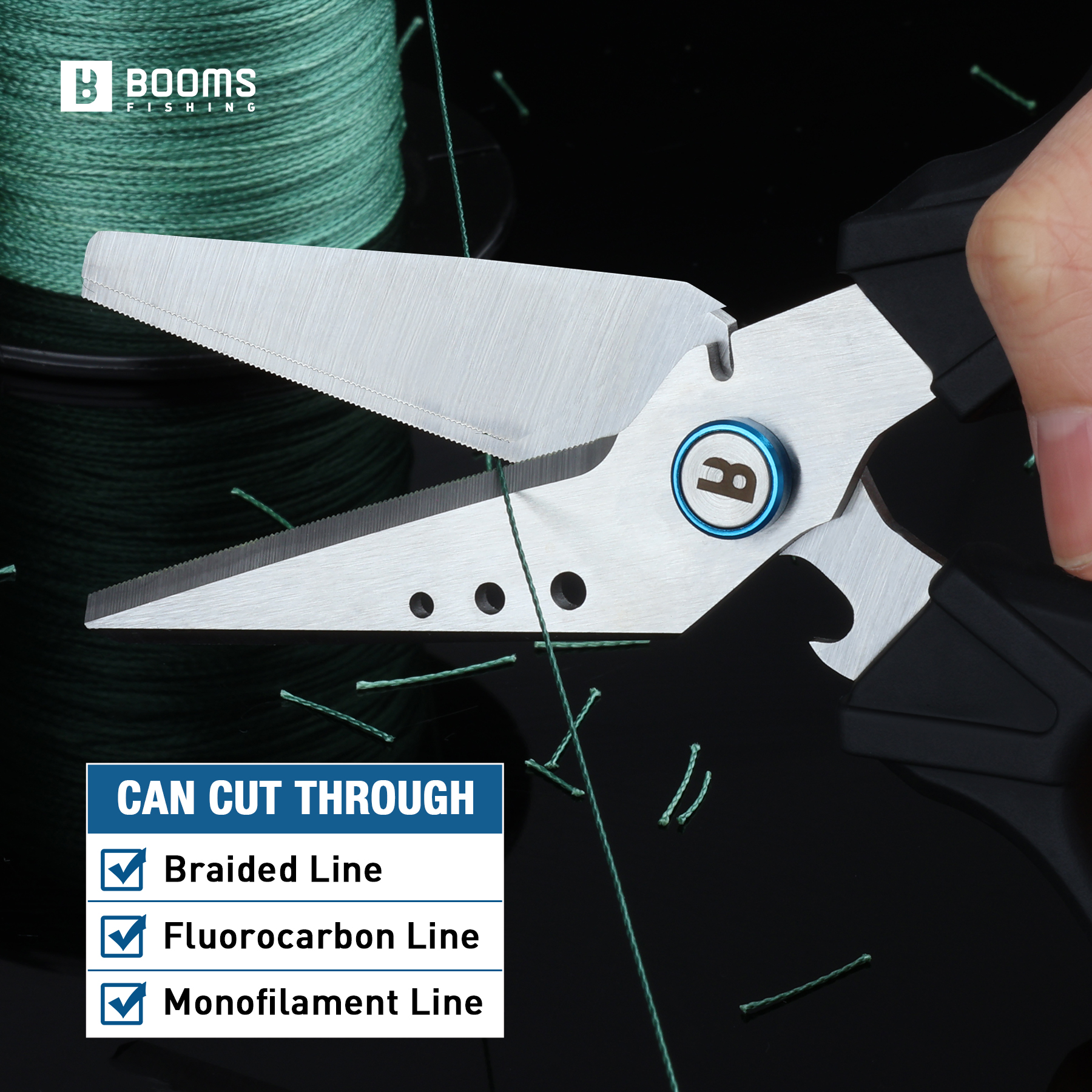 Booms Fishing S04 Fishing Scis – обзор и цена Fishing Line Cutter