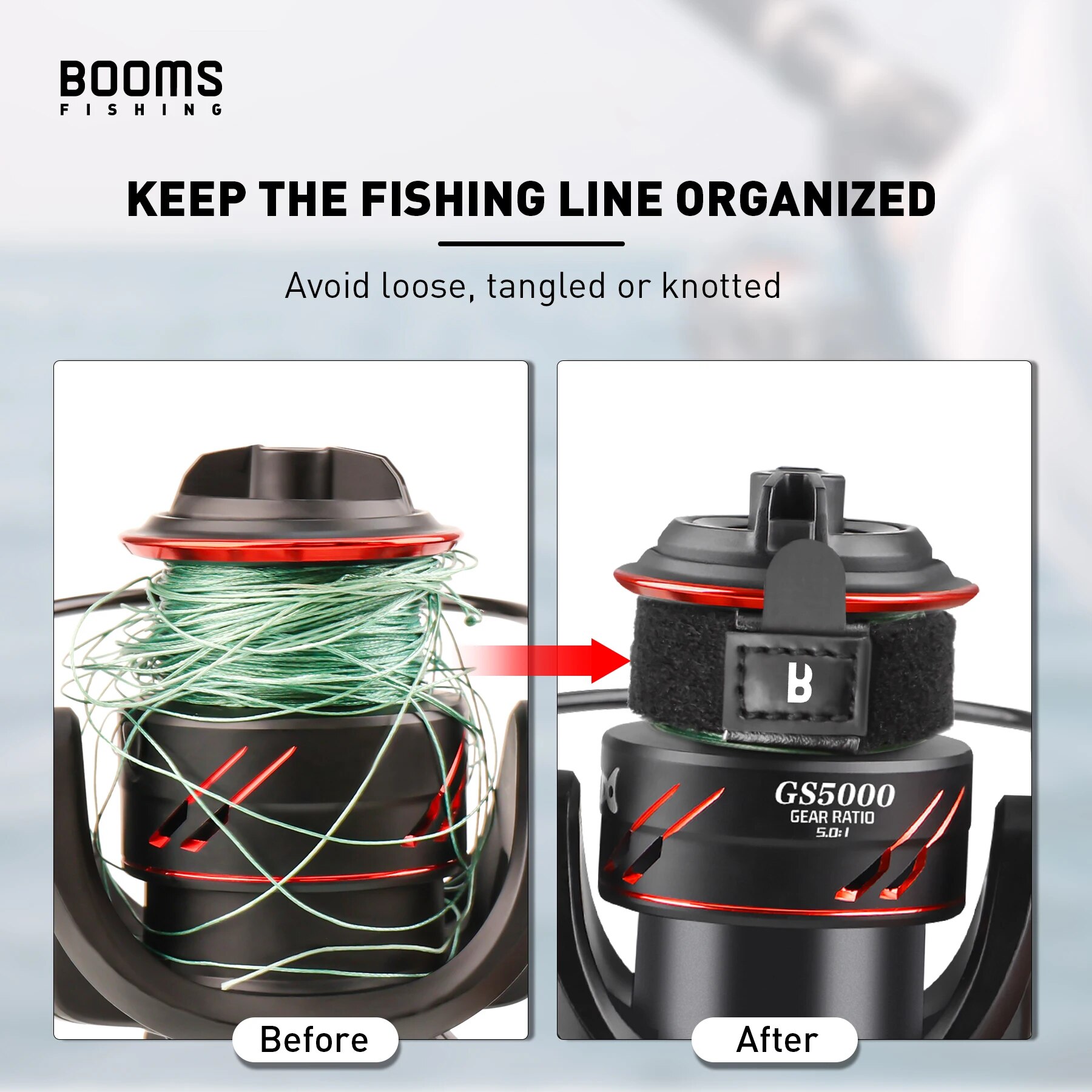 Booms Fishing SB1 4Pcs Spinnin – обзор и цена Fishing Line Spool